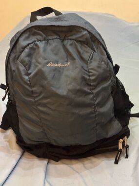 Eddie Bauer Blue and Black Womens Backpack